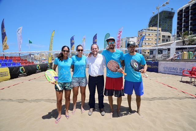 TENIS PLAYA_ITF Las Canteras campeones tenis playa - José Eduardo Ramírez