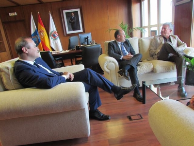 Hidalgo y Pedro Quevedo se reúnen con el nuevo presidente de Mercasa 2