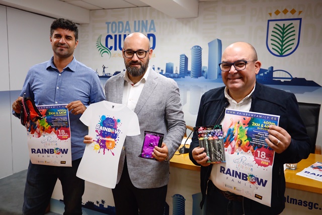 Las Palmas de Gran Canaria acoge la carrera Rainbow Fun Run en apoyo a los niños con cáncer y a Pequeño Valiente 2
