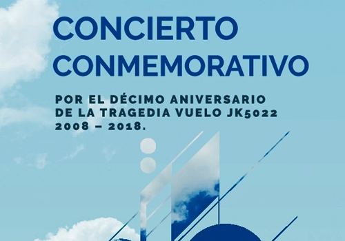 Música canaria con arreglos sinfónicos para conmemorar el 10º Aniversario de la tragedia del vuelo JK5022