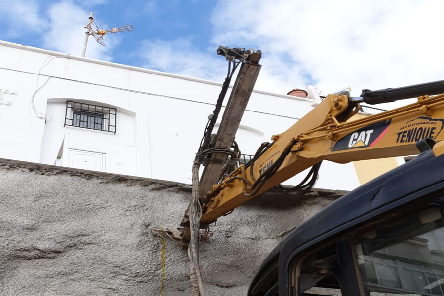El Ayuntamiento garantiza la estabilidad de la ladera de Paseo de Chil y los vecinos desalojados vuelven a sus casas