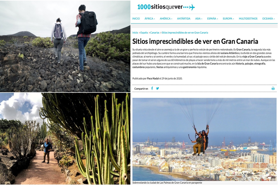 Paco Nadal recomienda Las Palmas de Gran Canaria como un destino sorprendente e imprescindible en Gran Canaria