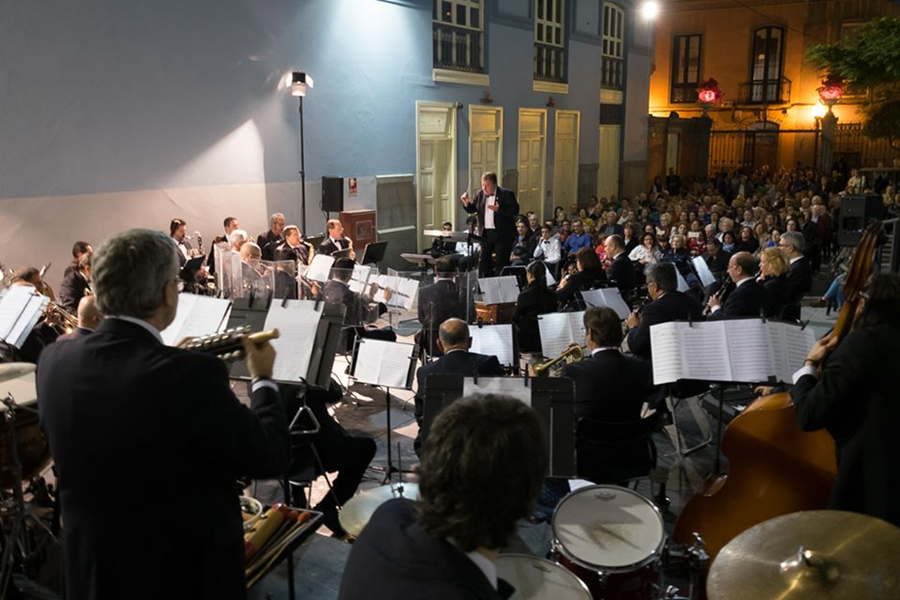 La Banda Sinfónica Municipal recuerda a Galdós con un concierto en el Rodríguez Quegles