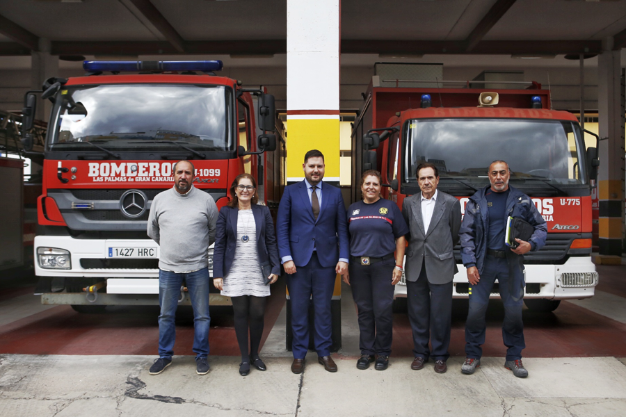 Las Palmas de Gran Canaria comparte su experiencia en materia de emergencias con el Ayuntamiento de San Bartolomé de Tirajana