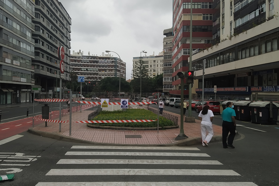 El Ayuntamiento inicia la creación del intercambiador de guaguas en la calle Concepción Arenal