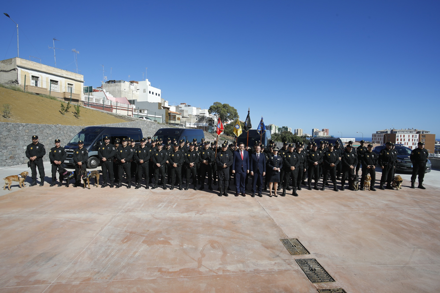 Augusto Hidalgo elogia la 'encomiable labor' del Grupo GOIA de la Policía Local en su 15 aniversario