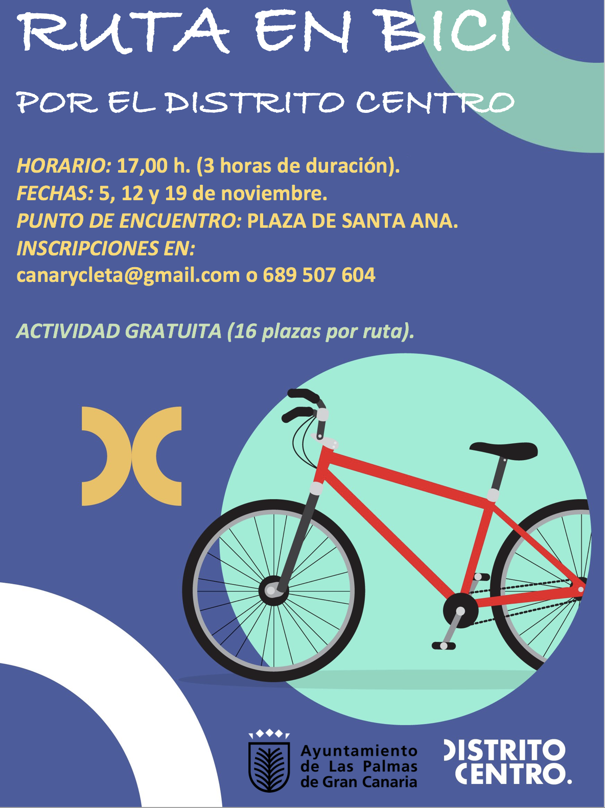 Grillo viernes añadir El Ayuntamiento promueve paseos en bicicleta por el Distrito Centro para  dar a conocer el patrimonio de sus zonas más emblemáticas