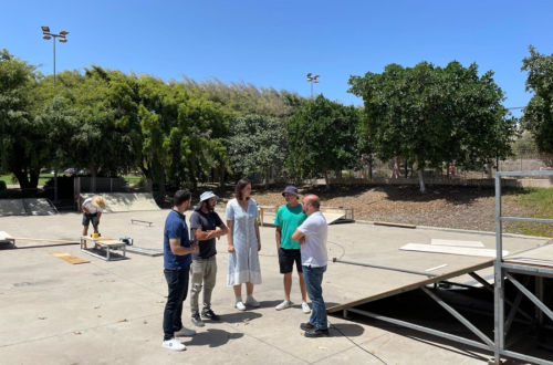 El Ayuntamiento inicia la instalación de la nueva zona de skate en La Mayordomía