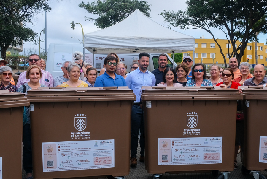 El Ayuntamiento inicia la implantación del contenedor marrón en los barrios para el reciclaje de la materia orgánica