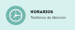 Horarios - Teléfonos de Atención al Público