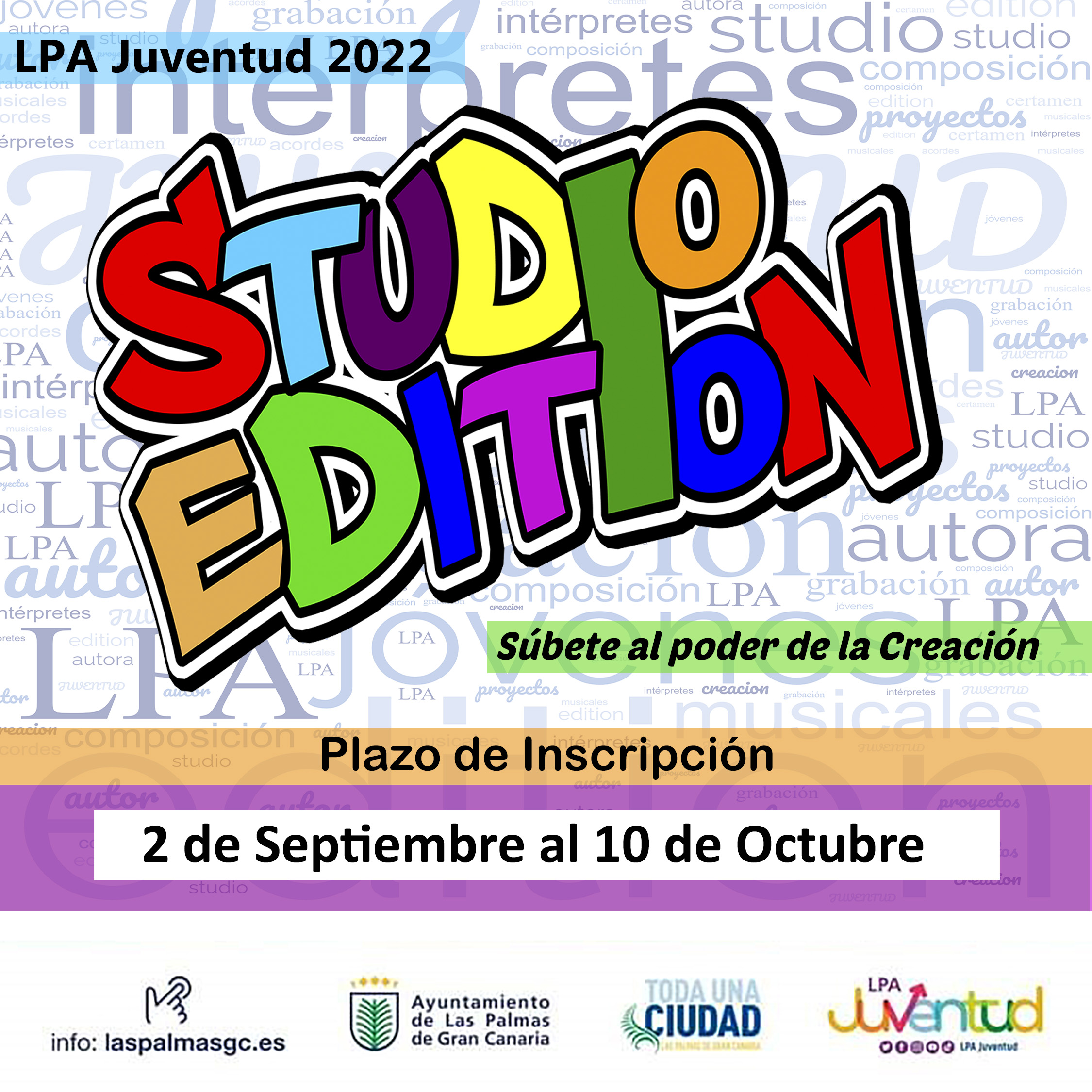 CARTEL STUDIO EDITION LPA JUVENTUD 2022