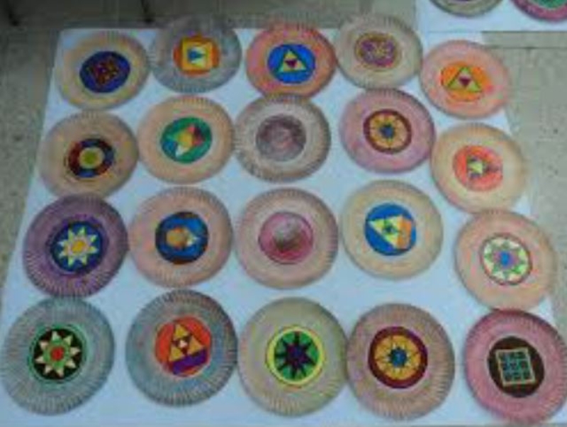 pintura platos canarios