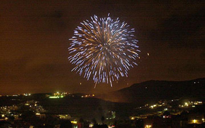 Fuegos en San Lorenzo