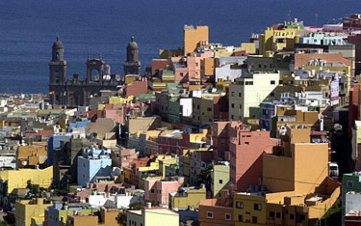 San Juan con la Catedral al fondo