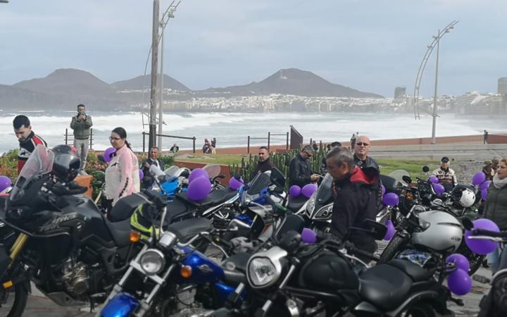 Motos con las sopladeras