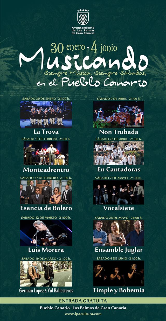 Cartel_Grupos Musicando pueblo canario