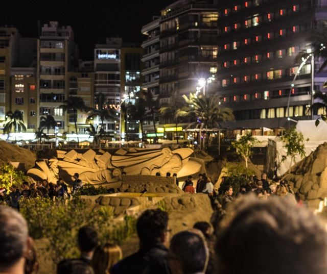 Foto Ganadora concurso Instagram del Belén de Arena