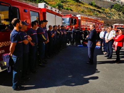 Formación de los bomberos de la capital 5