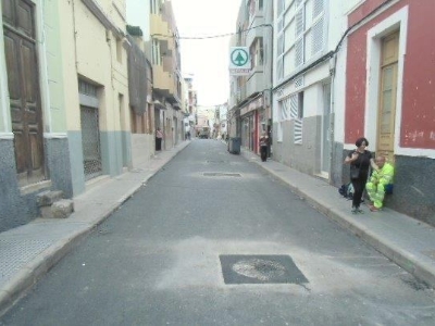 Canalización de saneamiento en la zona alta de La Isleta  5