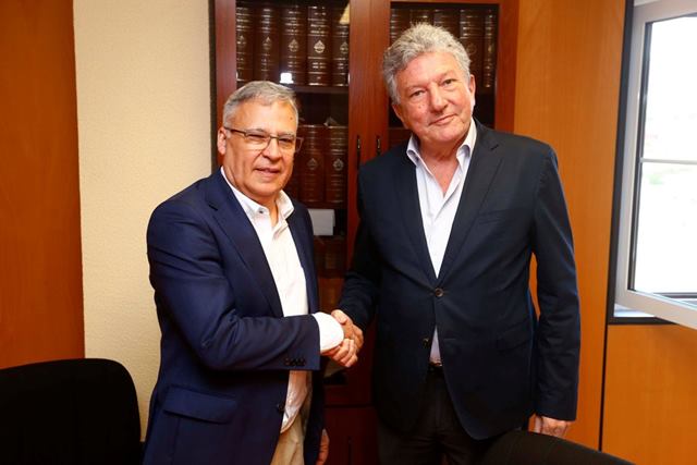 Pedro Quevedo y Salvador Díaz - gerente IMEF