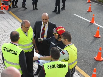 Simulacro de emergencias en un centro comercial 2