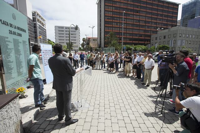 Acto homenaje a las víctimas del accidente