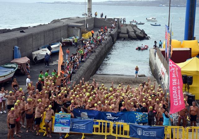 Travesía a nado 2016 - foto grupo salida