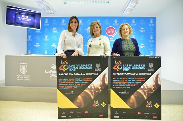 María Ramos Inmaculada Medina Aurora Moreno Los 40 LPGC POP