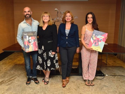 Mingo Ruano, Isabel Costes, Encarna Galván y Natalia Braceli