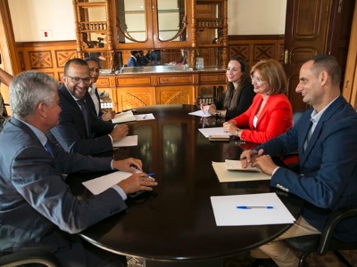 Visita del Ministro de Cultura de Cabo Verde Abraao Vicente