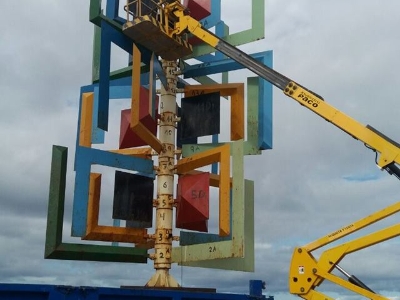 Restauración de la escultura juguete del viento 3