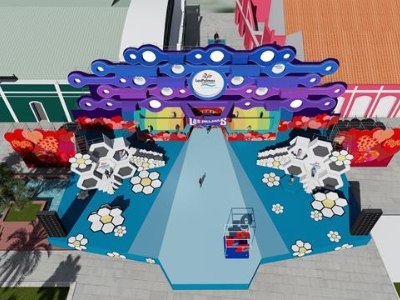 Presentación del escenario del Carnaval 2