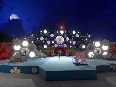 Presentación del escenario del Carnaval 4