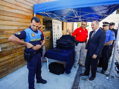 Chalecos antibalas para reforzar la seguridad de los policías locales de la capital 3