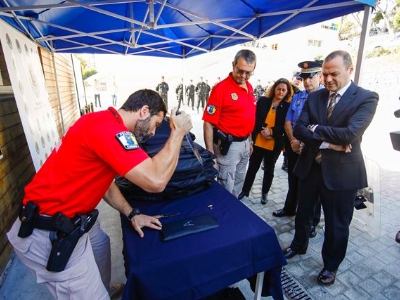 Chalecos antibalas para reforzar la seguridad de los policías locales de la capital 5