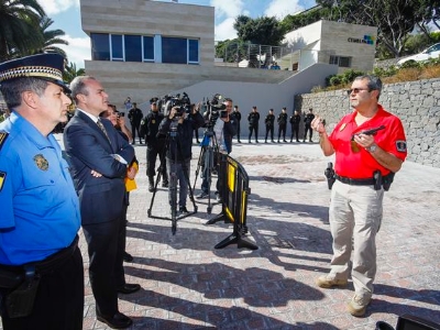 Chalecos antibalas para reforzar la seguridad de los policías locales de la capital 7