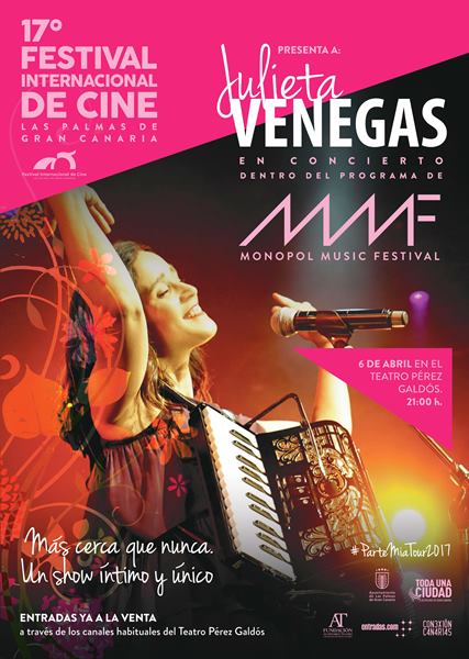 Cartel concierto Julieta Venegas_FILPGC