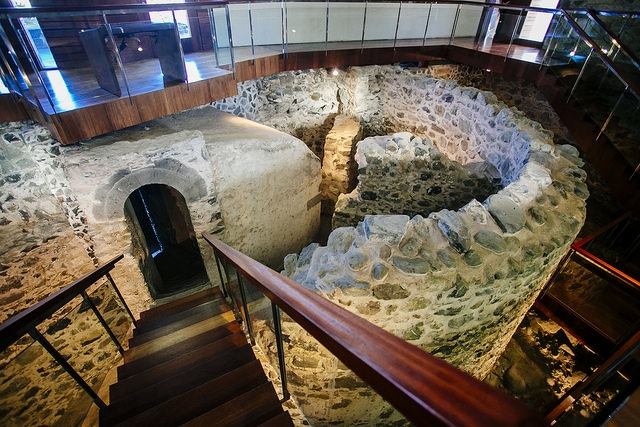 Interior del Castillo de Mata