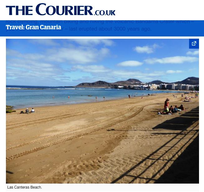 Las Canteras en THE COURIER