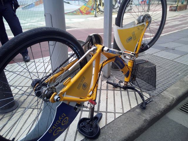 Multa por intento de robo de una Bicicleta