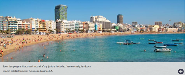 Buen tiempo garantizado casi todo el año y junto a la ciudad, Ven en cualquier época, Imagen cedida Promotur Turismo de Canarias SA