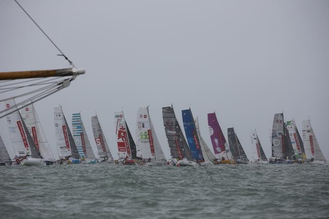 La flota de la Mini Transat ya navega rumbo a Las Palmas de Gran Canaria