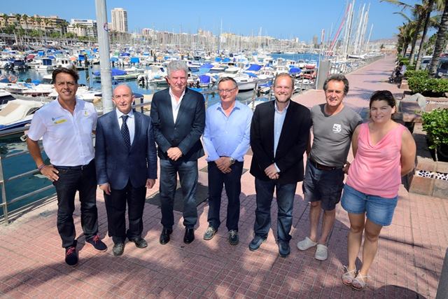 Rueda de prensa Mini Trans Ayuntamiento, Puerto Las Palmas, Vela Latina Canaria y organizacion regata