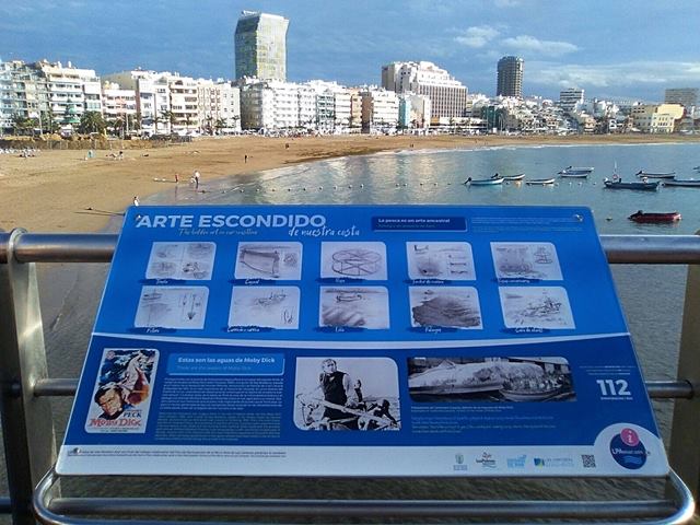 Sendero azul de Las Canteras