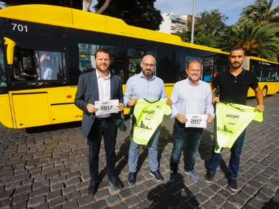 El Ayuntamiento y Guaguas Municipales facilitan transporte gratuito para los participantes de la carrera LPA Run Night