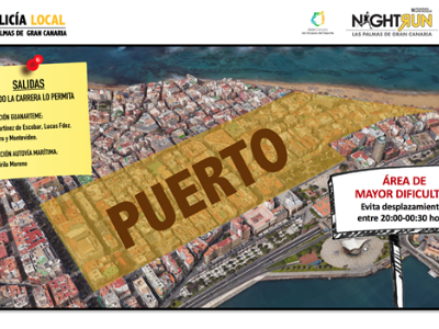 Seguridad, limpieza y la movilidad durante la HSR Night Run en el PUERTO