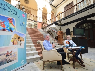 Rueda de prensa presentación Rutas de cine Gabinete Literario Pedro Quevedo y Luis Roca