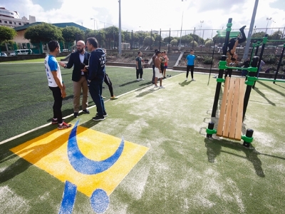 Primera instalación de la ciudad especializada en calistenia