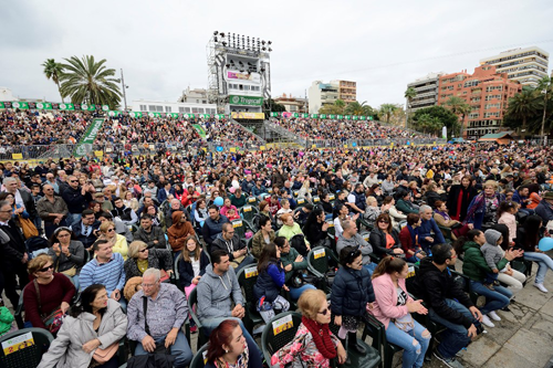 Vista general del público asistente al festival de disfraces infantiles