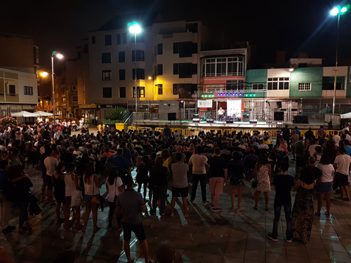 Momento de la fiesta Verano Joven 2017